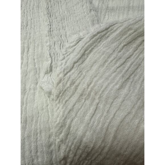 J. Jill Pure Jill Linen Open Front Cardigan Wrap Womens Size Large White - Picture 7 of 7